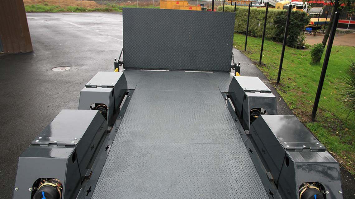 forklift truck trailer