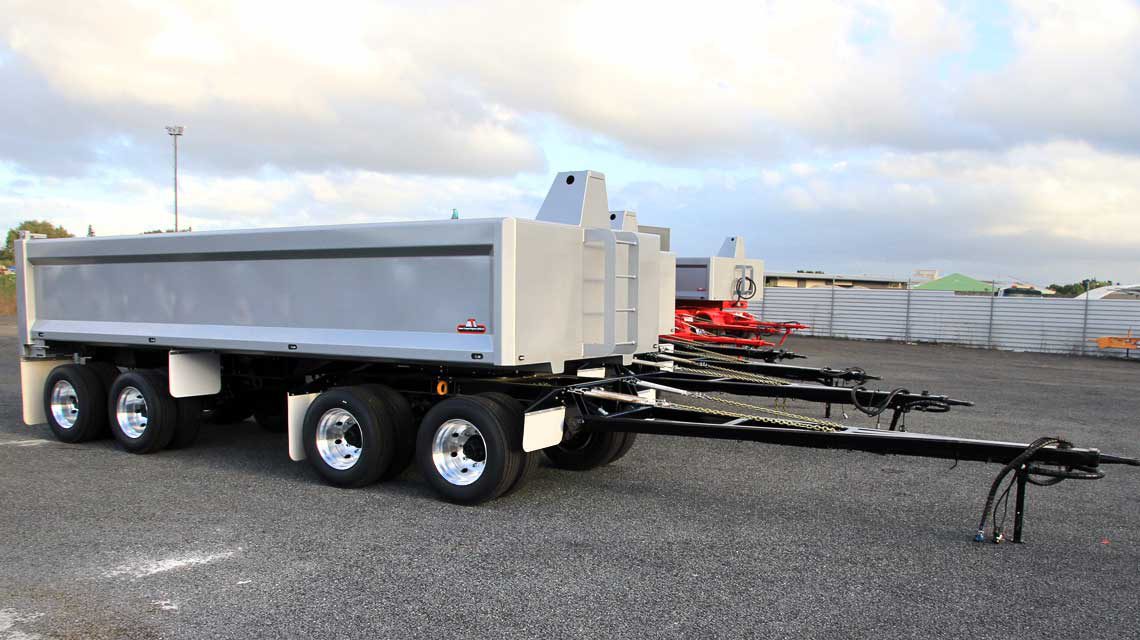 steel tipper trailer