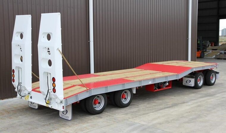 4 AXLE FLAT TOP LOW LOADER